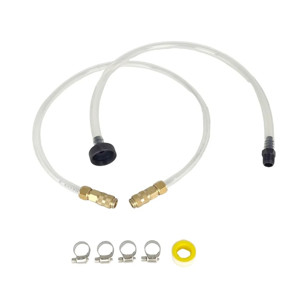Steering Bleed Kit for For marine Hydraulic Steering Systems with Brass Fittings and Stainless Steel Components