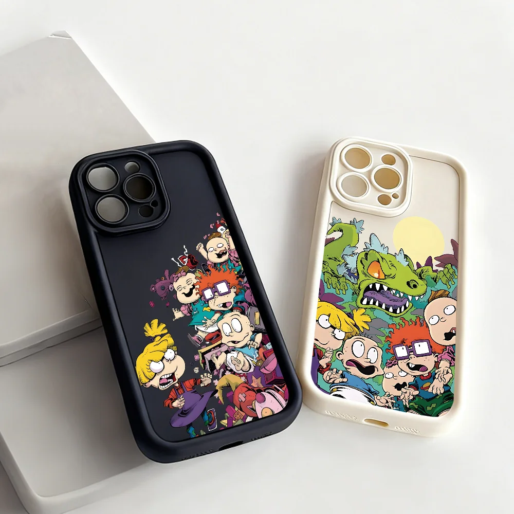 

Funny Cartoon R-Rugrats Phone Case FUNDA For IPhone 17 16 15 14 13 12 11 MINI Plus Pro Max Soft TPU Back Cover