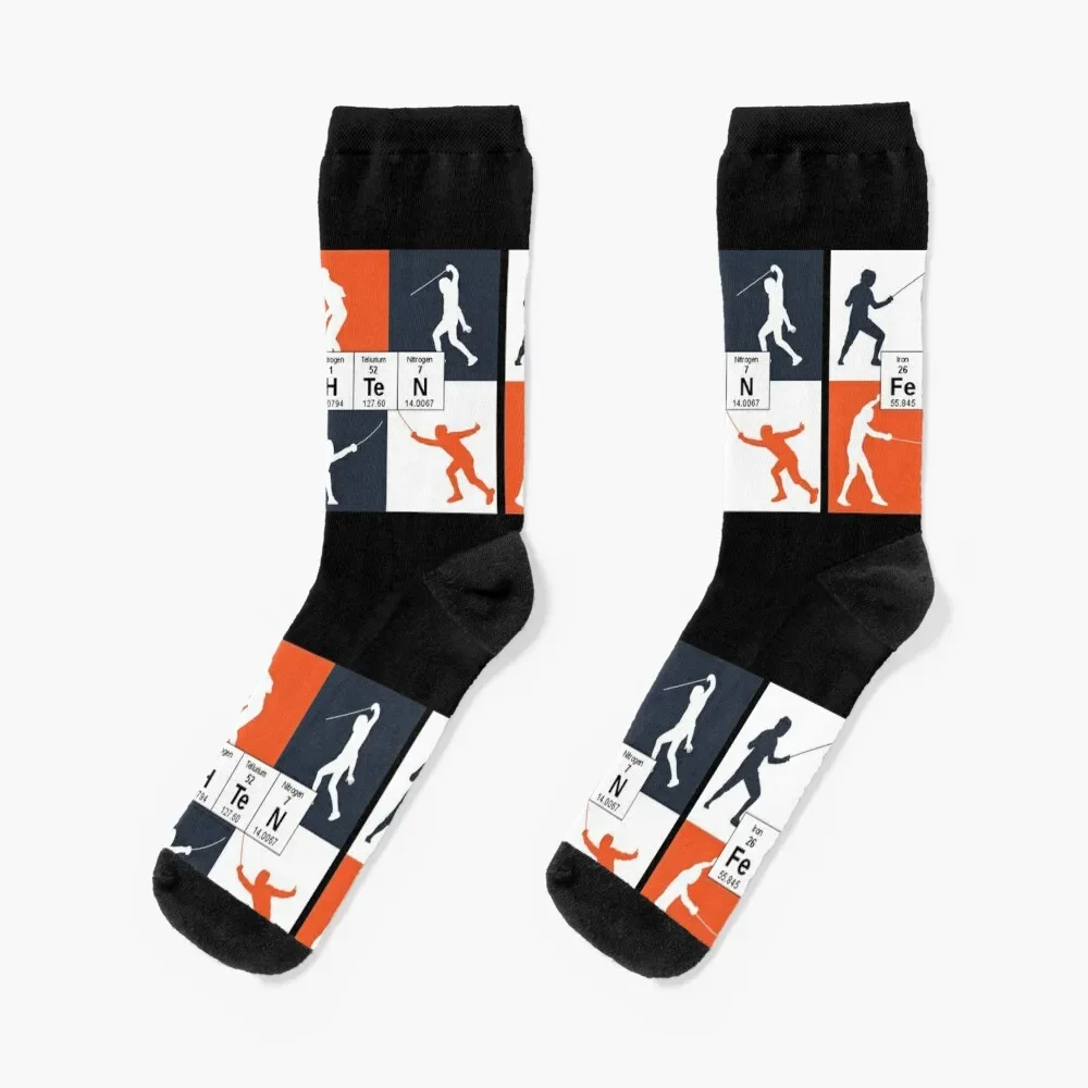 Calcetines de esgrima para hombre y mujer, medias de marca de diseñador para gimnasio, Invierno