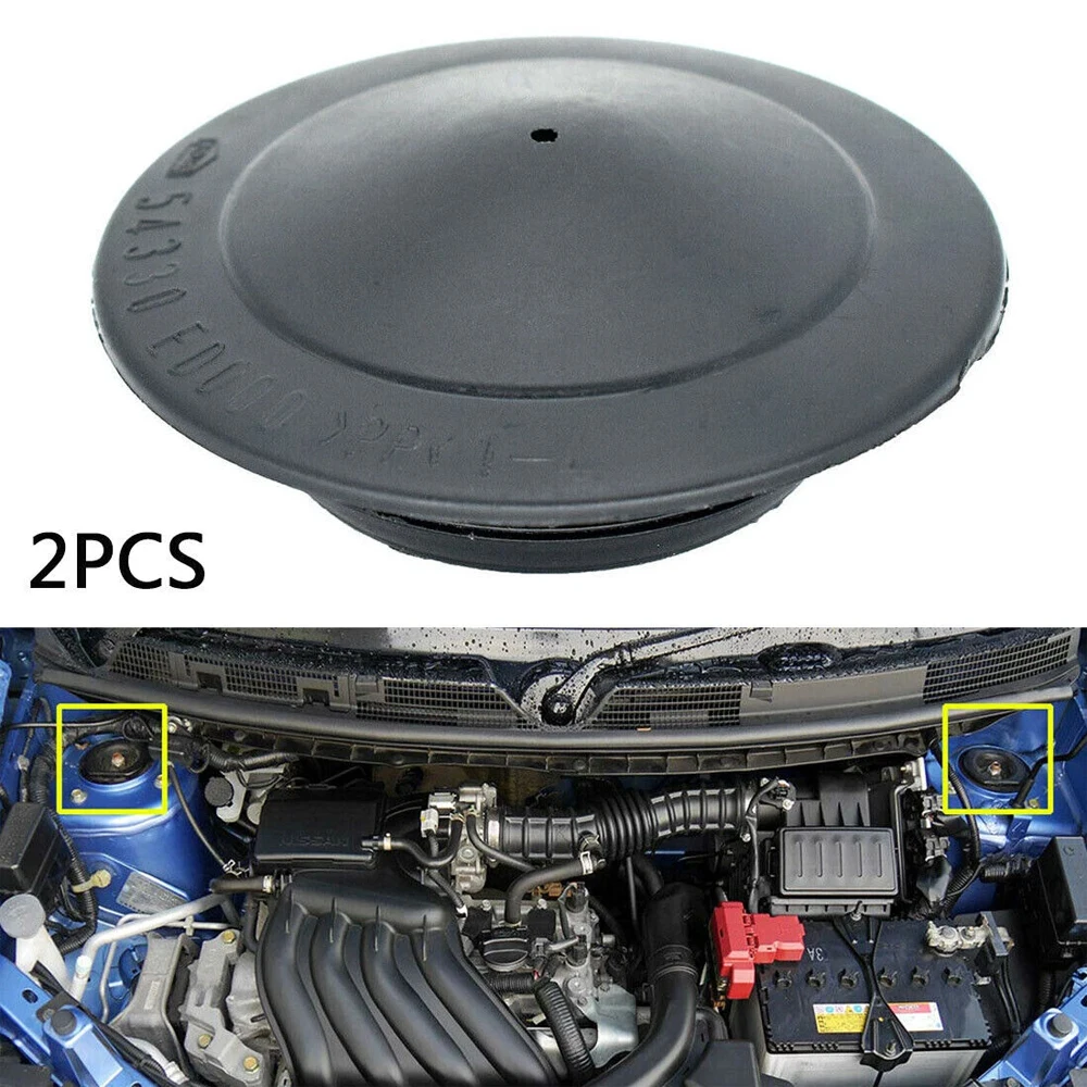 Pair Front Suspension Strut Mount Cover For Nissan Leaf ZE0 Juke F15 Cube Z12 54330ED000 Dustproof Waterproof Mount