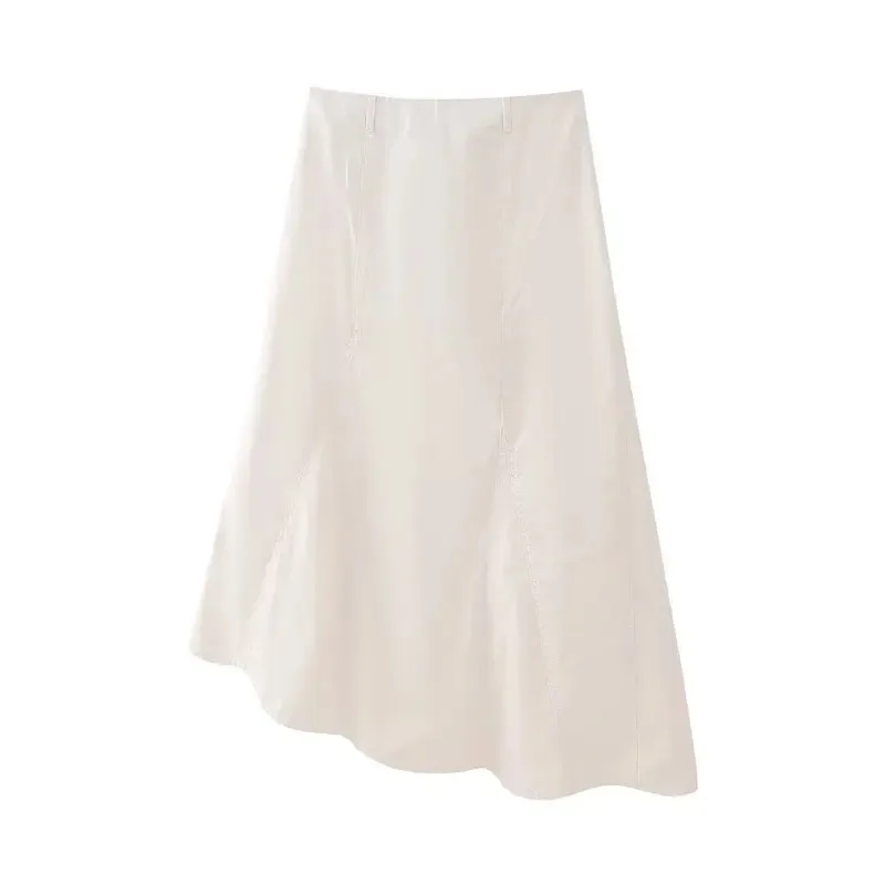 

Women's Retro Asymmetric Midi Skirt And Suit Vest Set for Autumn Fashion Commuting Holiday Clothing