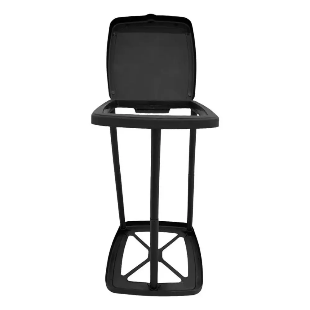 

Foldable Trash Bag Holder with Lid Portable Garbage Bag Auxiliary Rack Plastic Bracket Telescopic Waste Storage Frame
