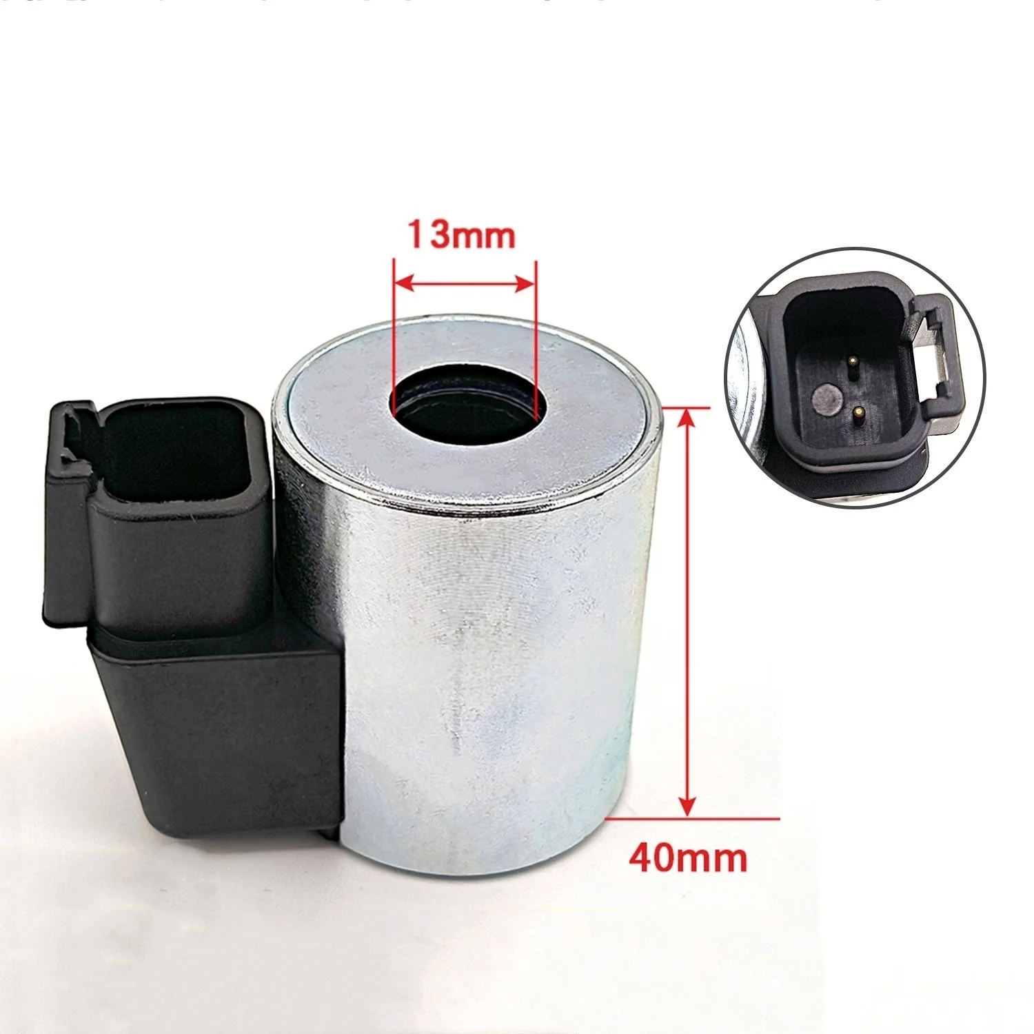 Suitable for XCMG XE60, 80, 135, 150, 200, 215, 230 Excavator Pilot Safety Lock Solenoid Valve Core Coil