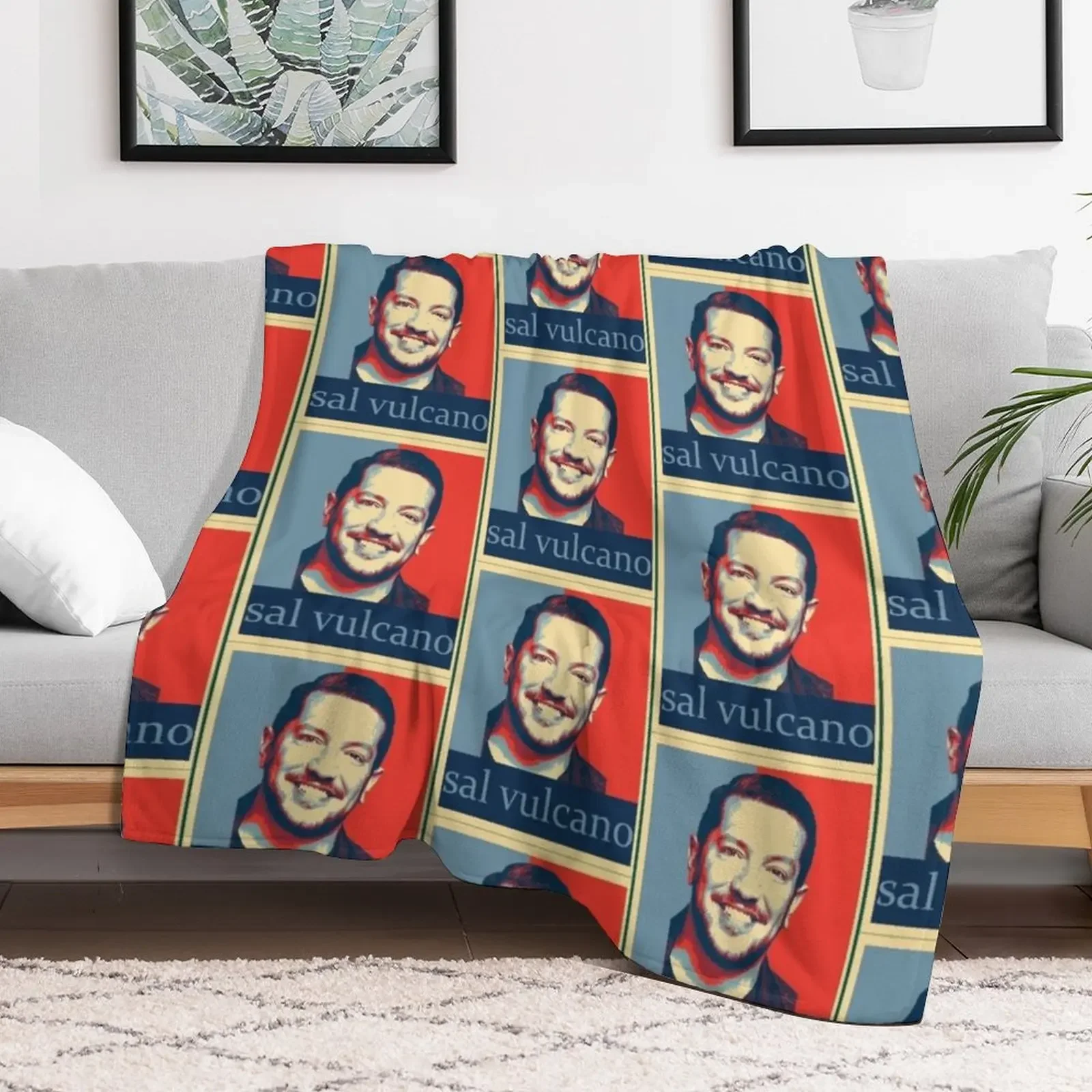 Music Retro Sal Vulcano Retro Vintage Throw Blanket Comforter Thin Blankets