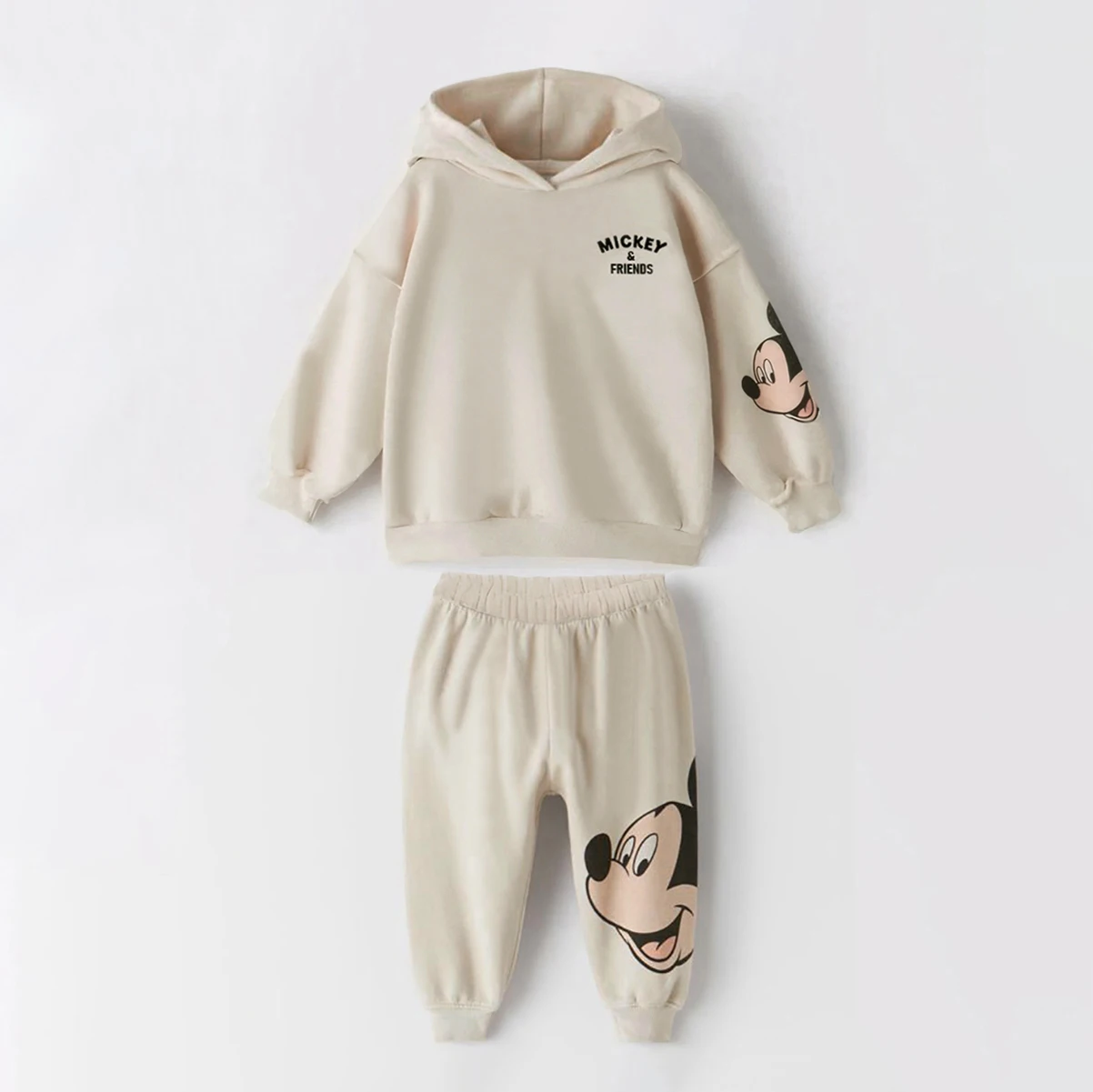 2Pcs Baby Boy Girl Clothes Sets For 0-6Y Hooded Kids Sweatshirt + Pants For Spring Autumn Toddler Baby Outfits Sets