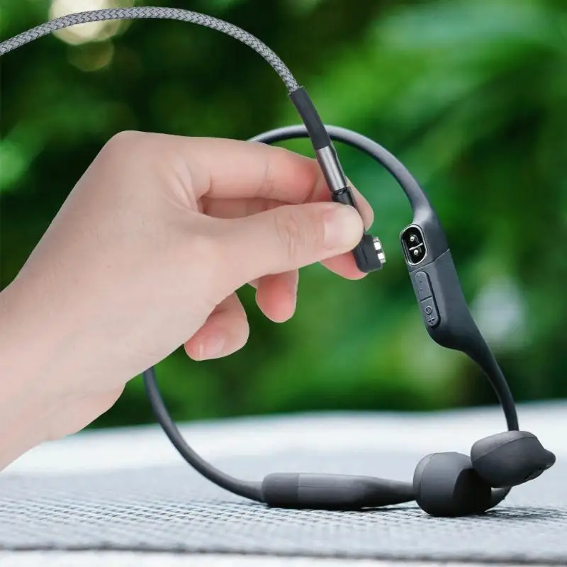 Shokz AS800 미니 컨버터 E74A에 대한 뼈 전도 헤드폰 충전기 어댑터