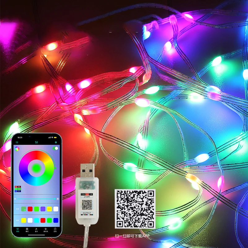 USB-aangedreven RGB LED-lichts - Smart Garden Light Controller recensie en prijs