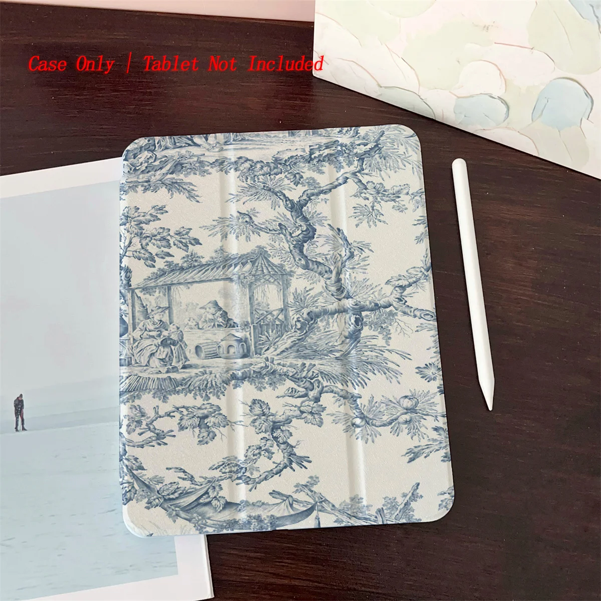 حافظة iPad بنمط طباعة فريد من نوعه - غطاء متين مقاوم للصدمات لهاتف Apple Pro/Air/Mini #1