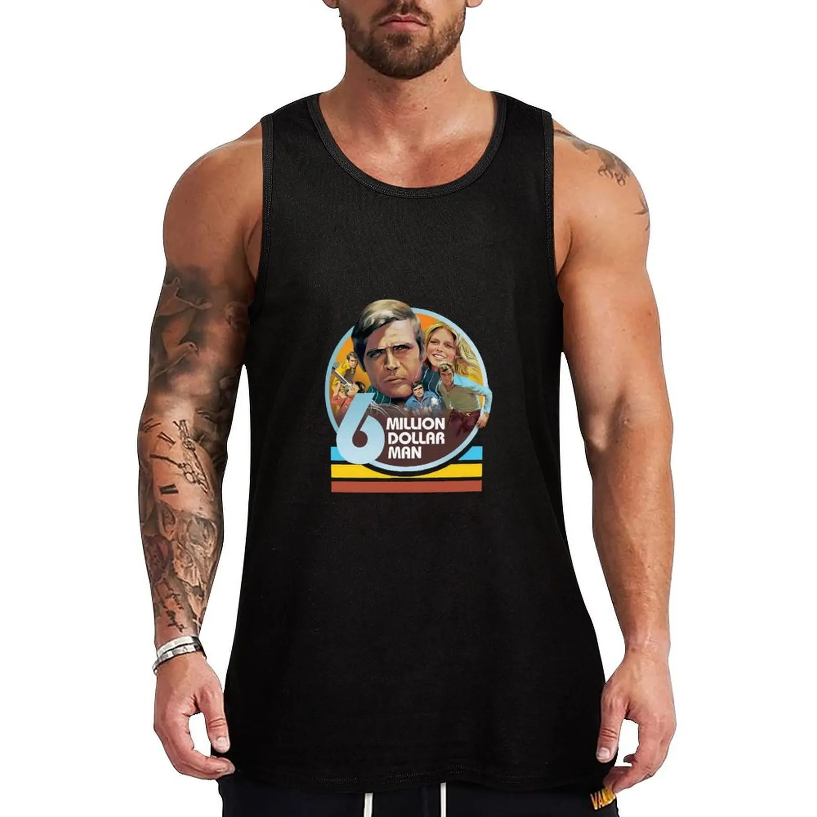 six million dollar man Tank Top Street Style Tank Top Casual Urban Sleeveless Top