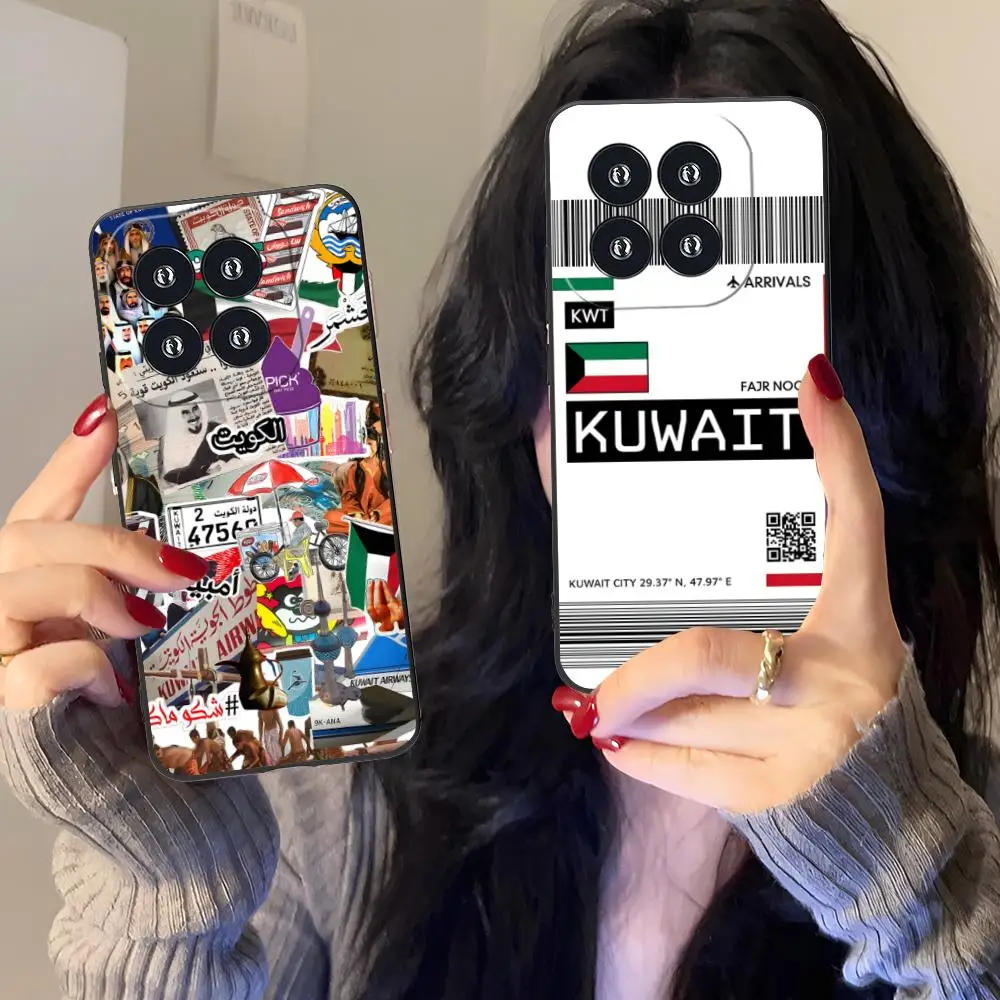 

Чехол для мобильного телефона с флагом Кувейта для Xiaomi 15 14 13 12 Mi 11 T Ultra Lite Pro S X 5G с цветным принтом, защитный чехол для мобильных телефонов