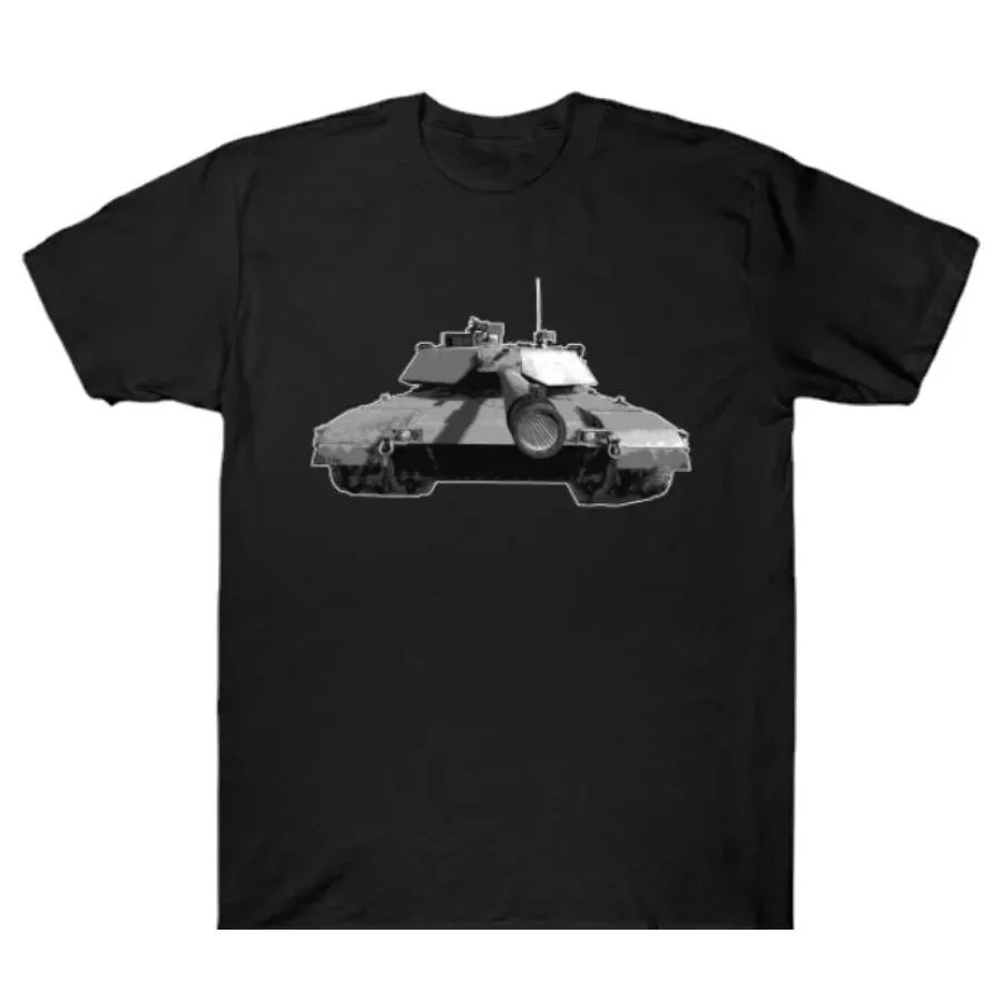 

USA M1 Abrams Tank Men T-Shirt Short Casual 100% Cotton Shirts for Men