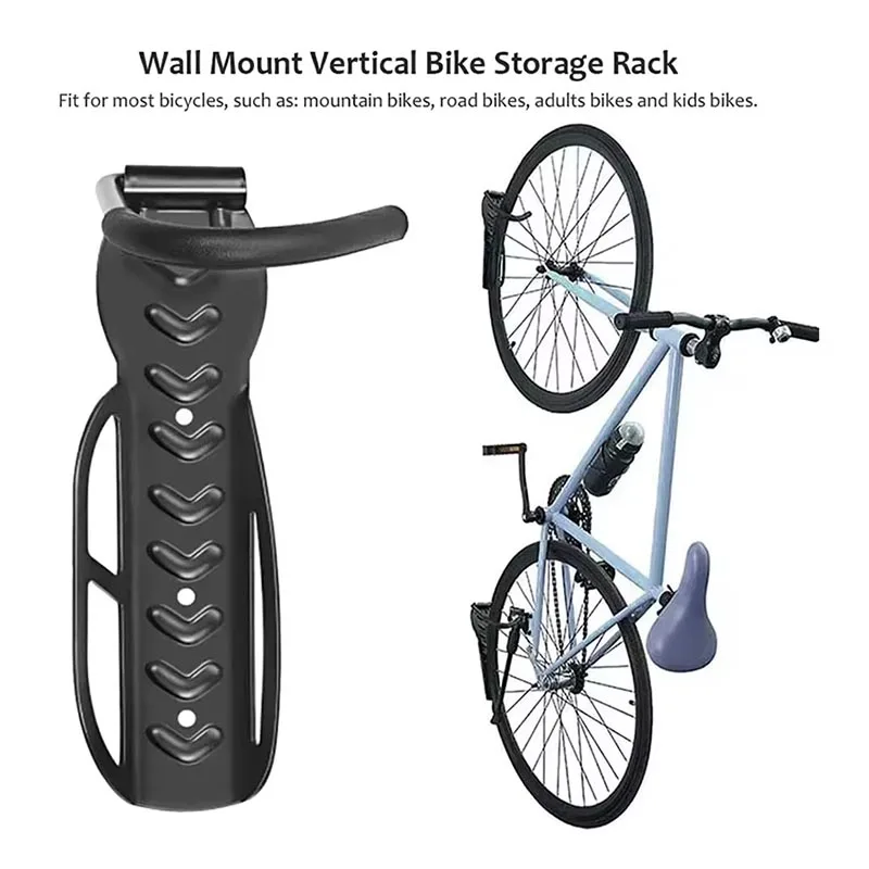 Bike Stand Wall Mount Bicycle Holder Mountain Bike Rack Stands Steel Storage Hanger Hook Mounted Rack Stands Bicycle Accessories