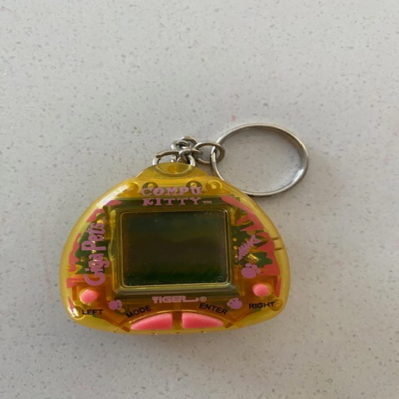

Tiger Electronics Giga Pets Compu Kitty Virtual Pet 1997 TESTED