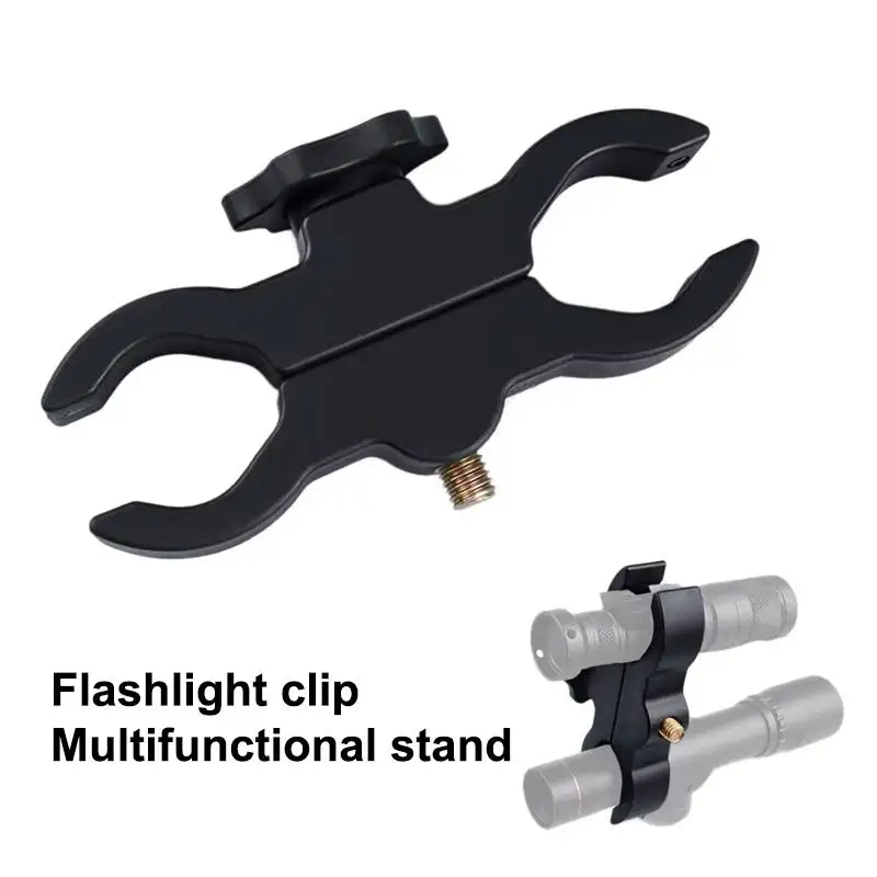 Tactical Flashlight Mount Bracket Flash Torch Holder Dia 25-30mm Clip Hunting Riding Flashlight Mounts Accessories