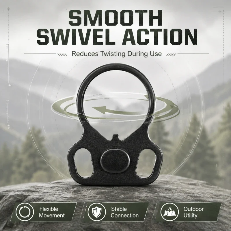 Outdoor DIY Assembly Metal Swivel Buckle Quick Disconnect Connect Ring High Strength Alloy Hanging Fitting