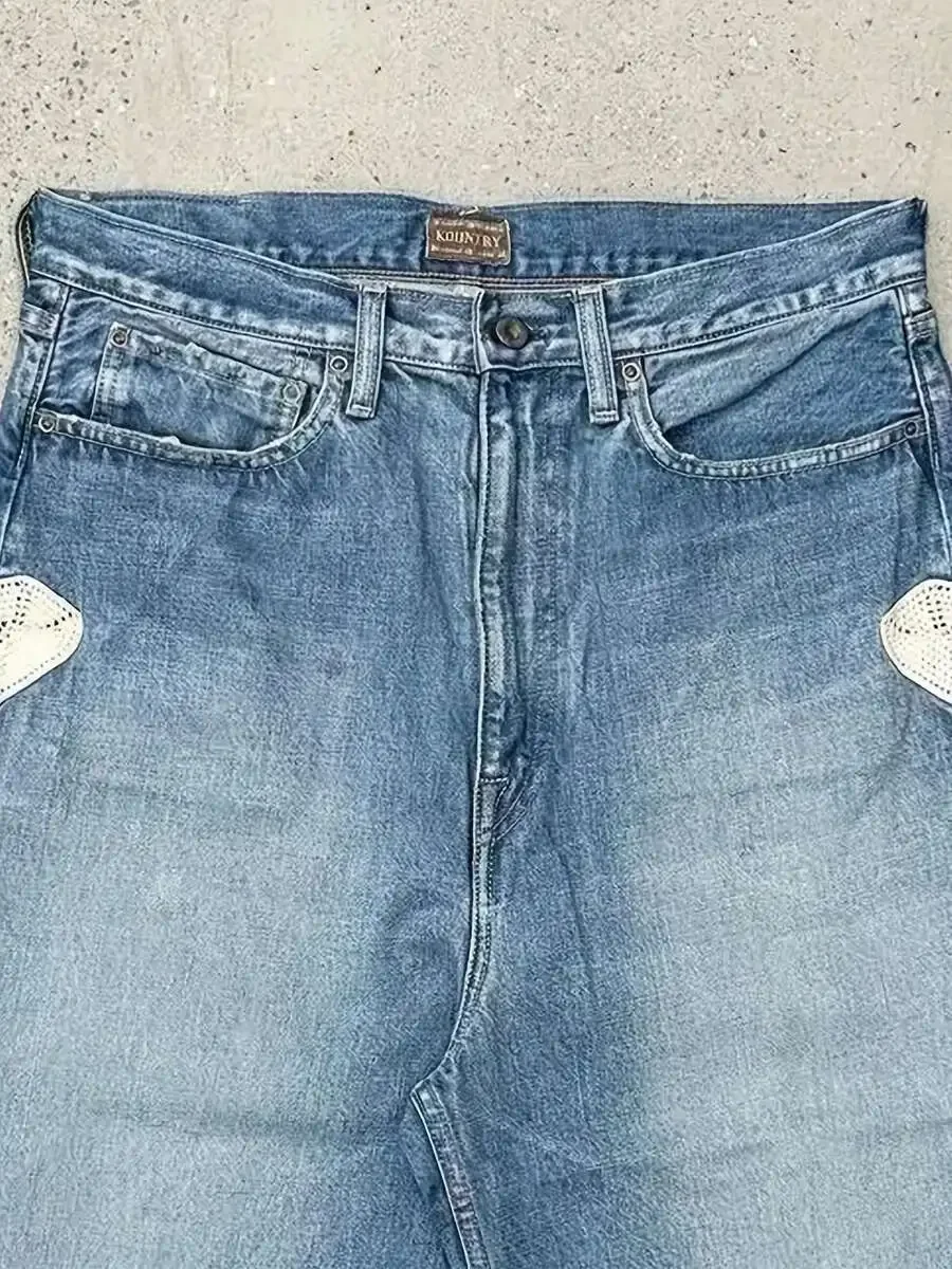 

Mens Ripped Denim Shorts Summer Casual Distressed Design