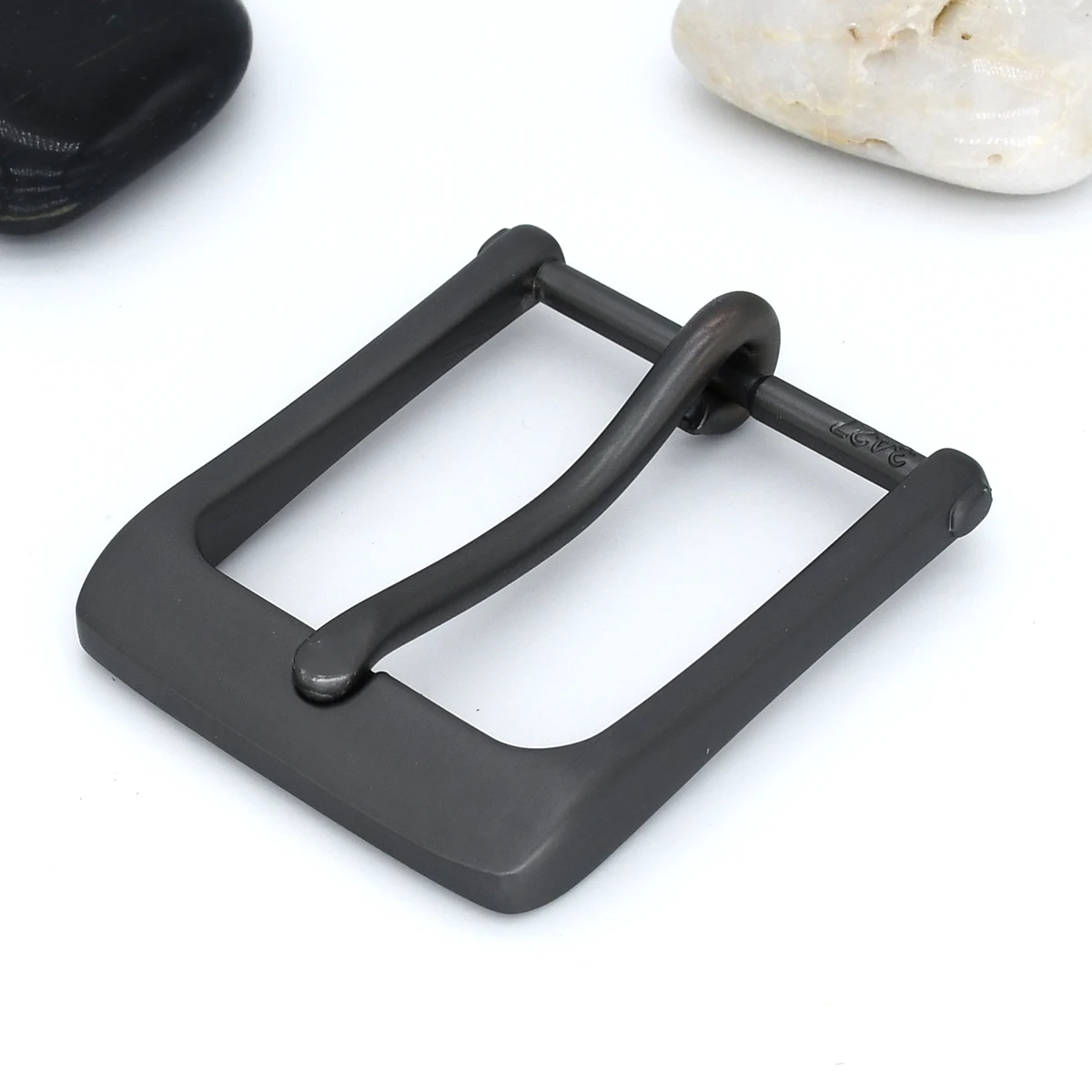 35mm Alloy Belt Buckle Matte Black Pin Buckle Men\'s Waistband Belt Parts Hardware Accessories For 32mm-34cm Belt