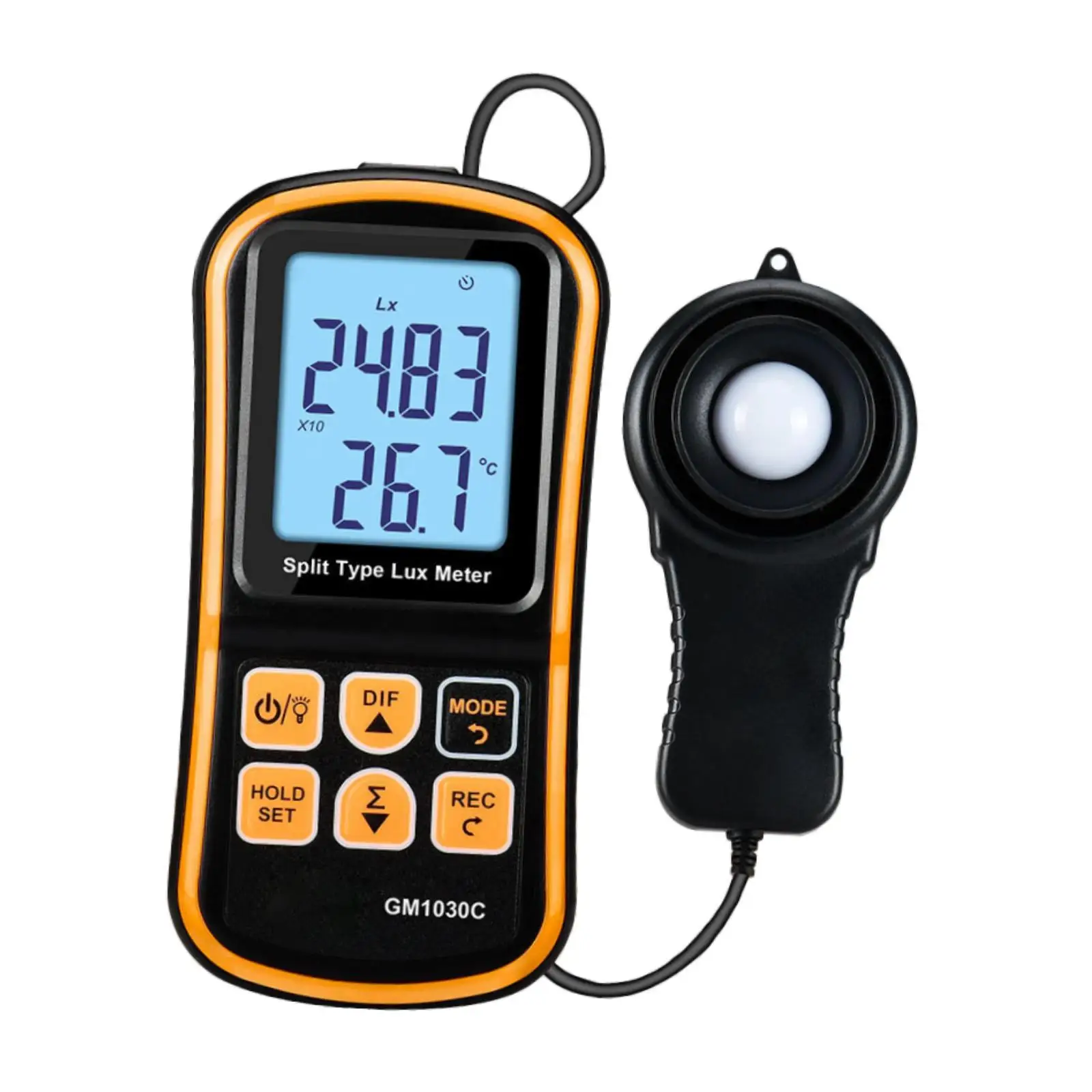 

Light Meter with Backlight Portable Sturdy Light Measurement Tool Lux Meter for Plants Farm Factory Indoor Outdoor Agriculture