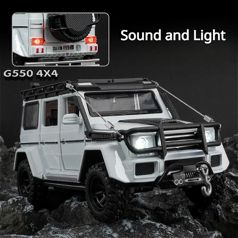 

1/32 Scale G550 4X4 Adventure Alloy Off-road Car Model Toy Metal Body with Doors Opened Vehicles Toys Collection for Boys Gifts