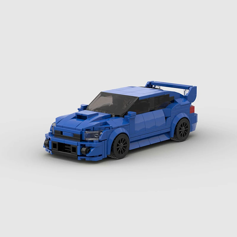 WRX Sti MOC автомобиль скоростные чемпионы супер гонки F1 автомобиль технический строительный блок гоночный кирпич Рождество День Благодарения подарок город