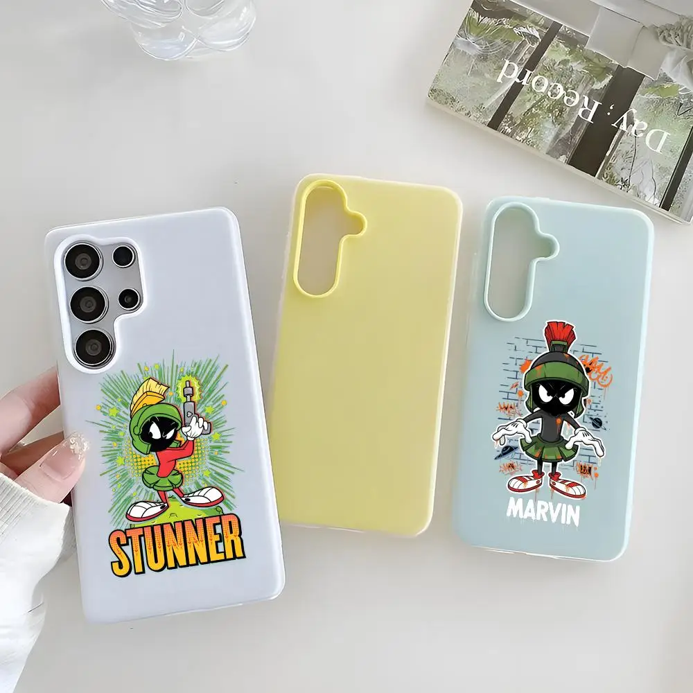 MarvintheMartian Phone Case Clear TPU Case For Samsung S22-S26, 2-in-1 Detachable Card Holder