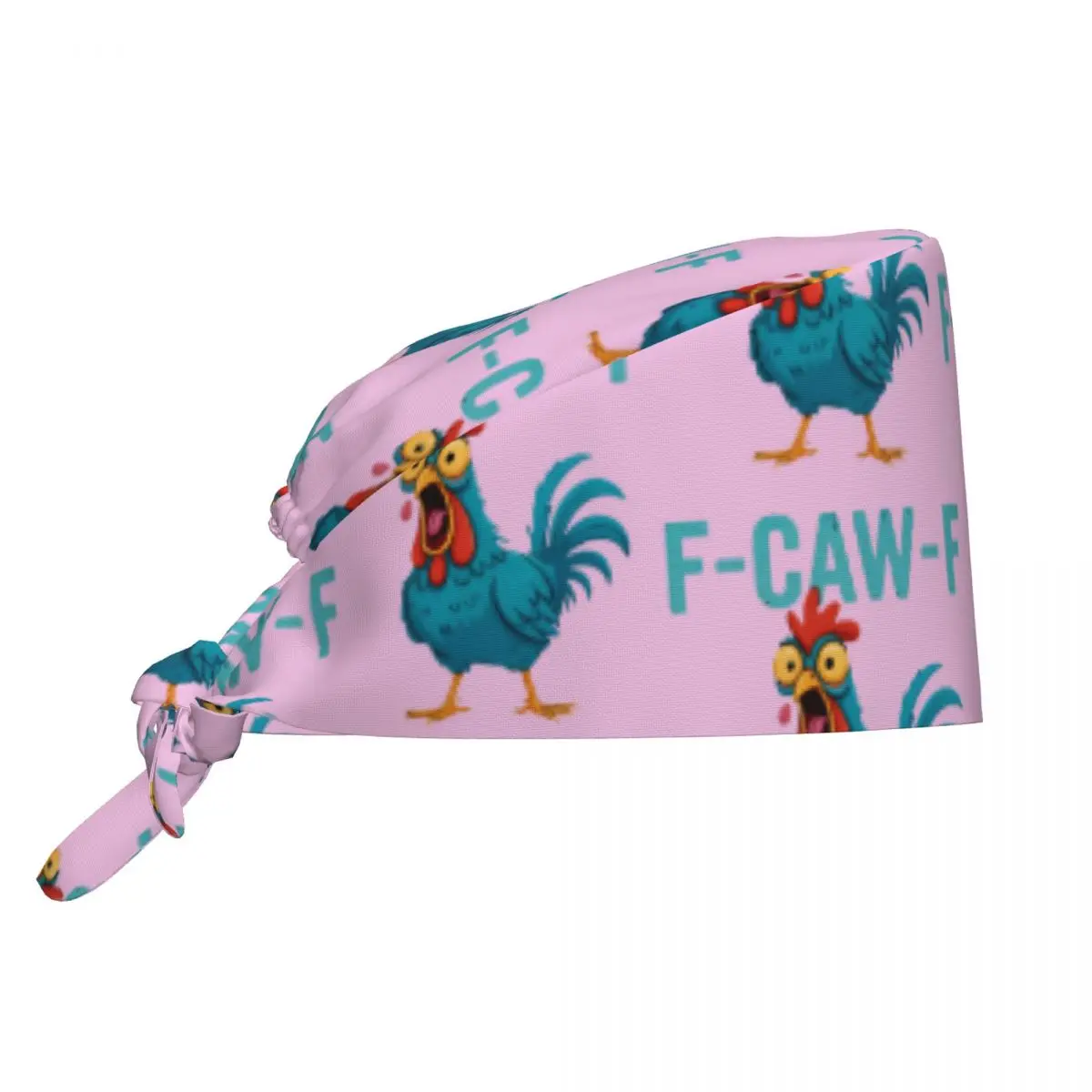 

Working Caps For Unisex Women F-CAW-F Chicken Nursing Hats Adjustable Work Scrub Cap Trendy Bandage Tie Back Medical Cap
