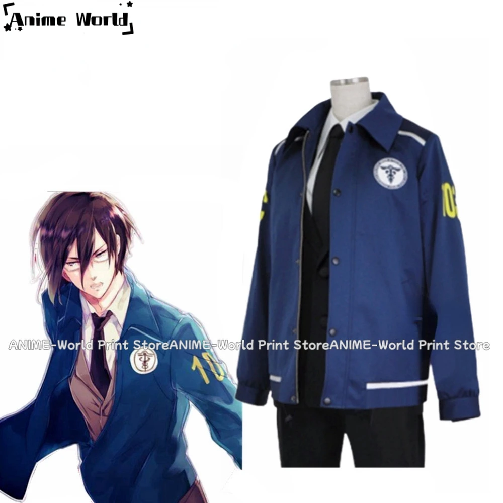 《Custom Size》Anime PSYCHO-PASS Kougami Shinya / Ginoza Nobuchika Hoodies Coat Baseball Jacket Cosplay Casual Wearing