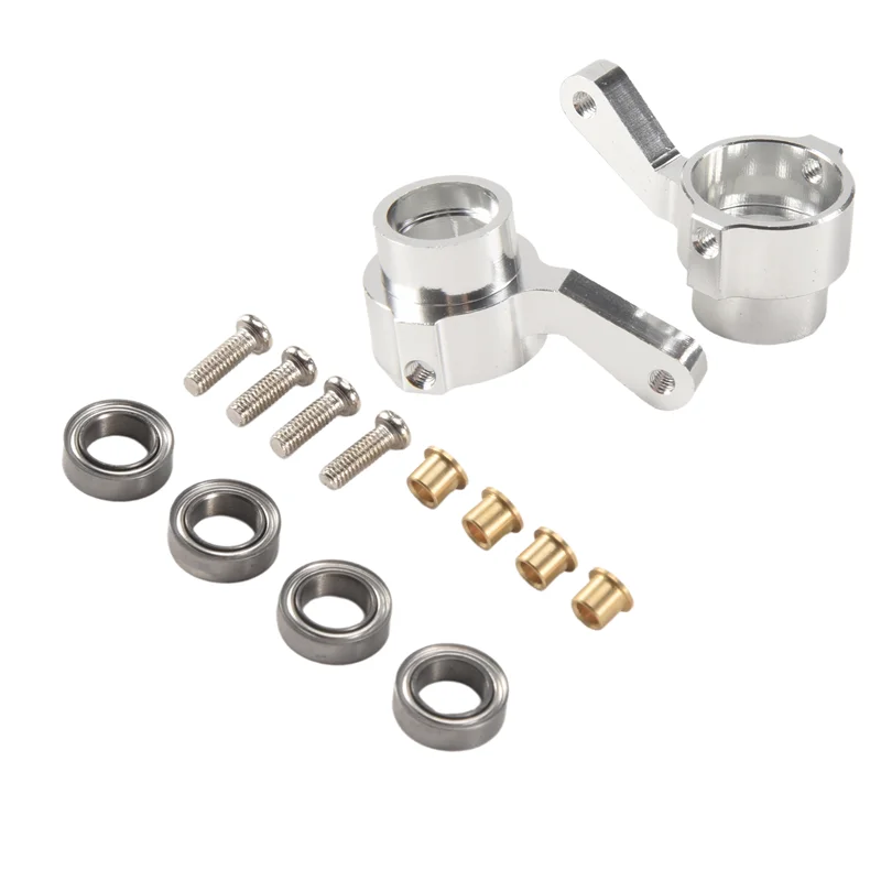 RISE-2Pcs كأس التوجيه المعدني بدوره كوب ل WPL B1 B-1 B14 B-14 B16 B24 B-24 C14 C-14 C24 C-24 B36 MN D90 D91 RC قطع غيار السيارات