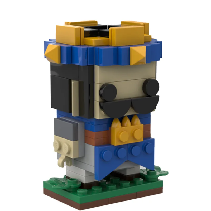 

116 шт. MOC креативные строительные блоки, известные игровые персонажи, модель, образовательная сборка, игрушка «сделай сам» для мальчиков, идеальные подарки на день рождения