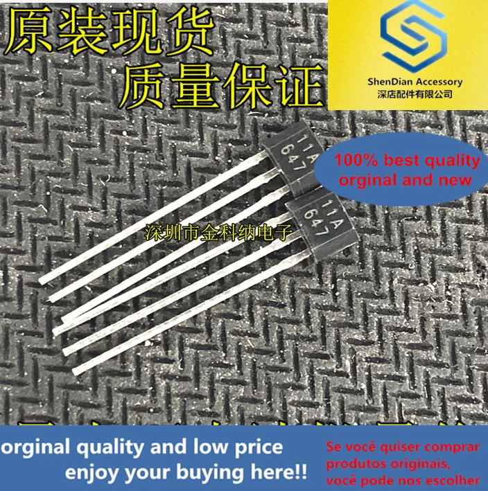 5pcs only orginal new SS411A Bipolar Hall element 3-pin Hall sensor printing 11A position sensor switch