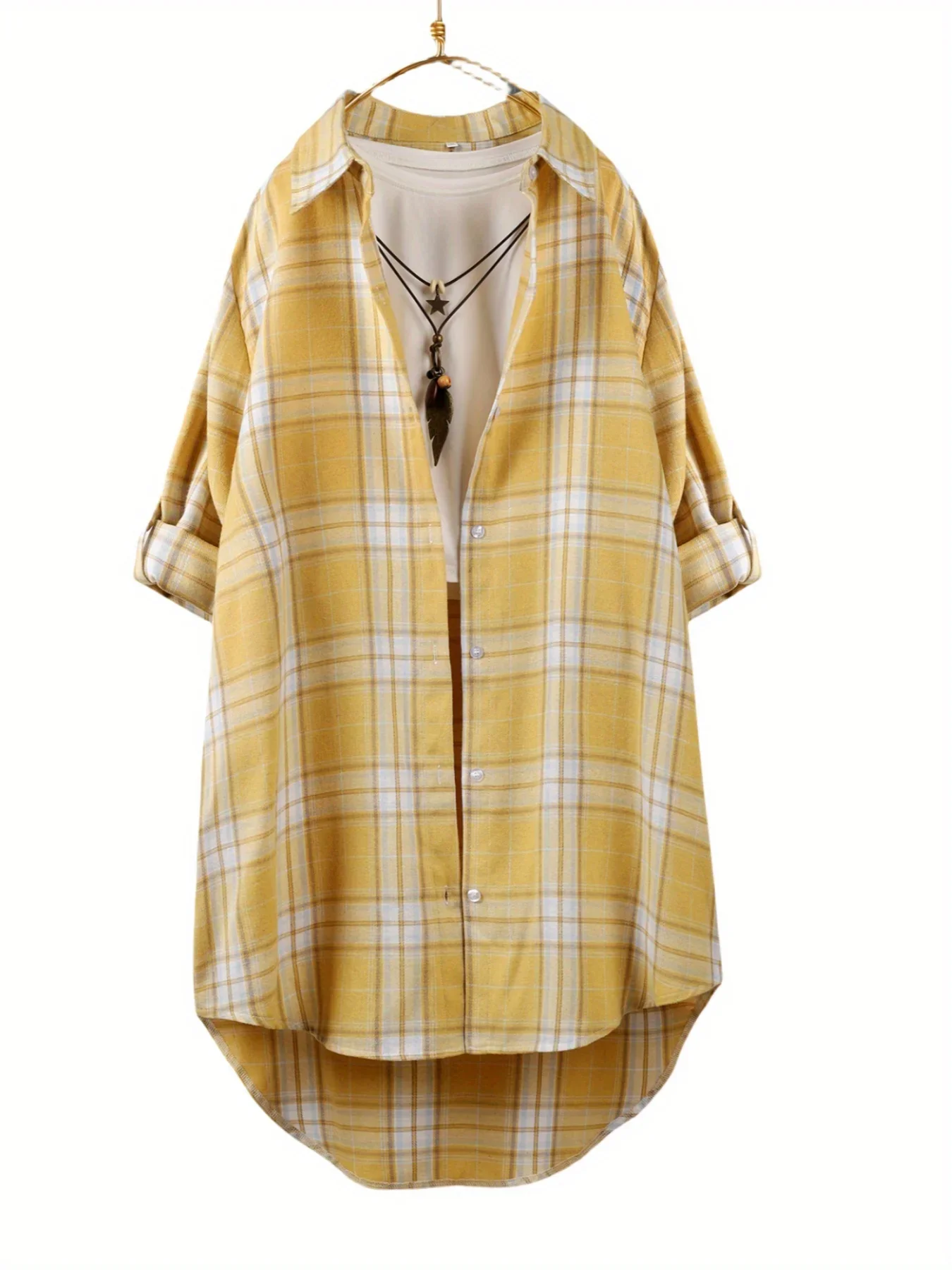 حجم كبير بلوزات المرأة نمط غير رسمي منقوشة قميص طويل الأكمام عادية رقيقة نمط جودة عالية موضة مزاجه زوجين الملابس