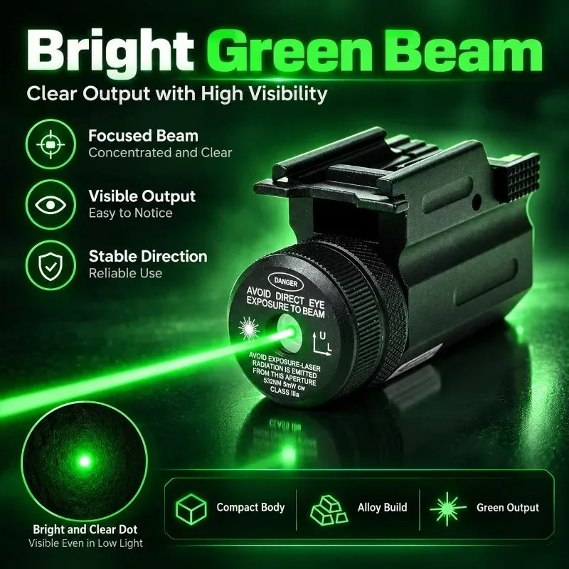 20mm Aluminum Alloy Handheld Lighting Part Outdoor Hanging Red & Green Light Device