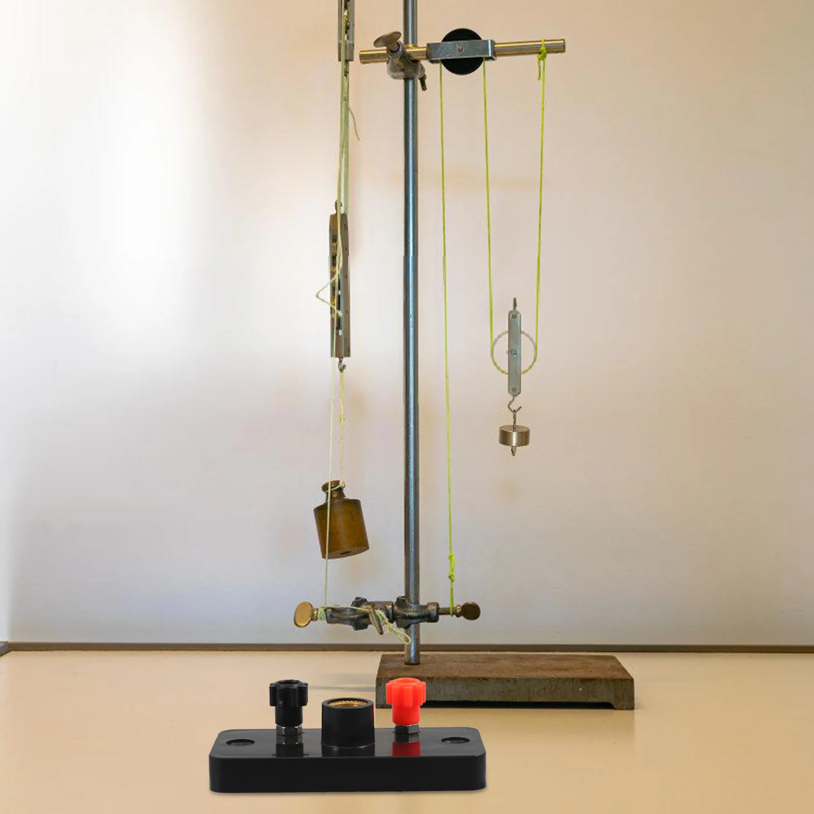 6Pcs Plastic Lamp Base with Copper Contacts Physics Laboratory Equipment for Student Experiment Learning Set Plastic Lamp Base