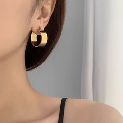 XIYANIKE New Style Women's Earrings Stainless Steel Rust Proof Gold Color Earrings for Women Fashion Party Girl Jewelry