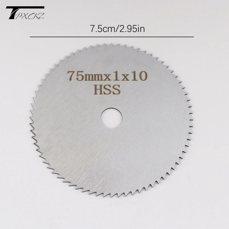 Angle Grinder 3 Inch Blade 75*1*10mm 72T Teeth Number Bore Circular Cutting Disc Multifunction Power Tool Accessories