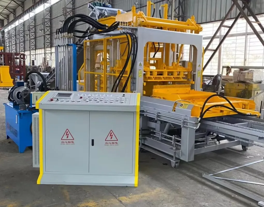 Brick Manufacturing Equipment Automatic Concrete Block Machine Hydraulic System High Productivity