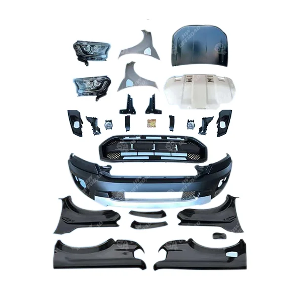 

Raptor Style Bodykit for 2012-2014 Ford Ranger T6 Conversion Upgrade to T7 T8 Body Kit LED Headlamp Body Parts Bumper Facelift