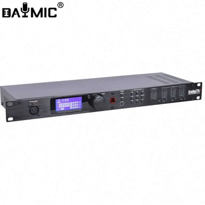 Professional Drive  Rack PA2 2 in 6 out 2 In 6 Out DSP digital audio processor for sound system stage sound equipment