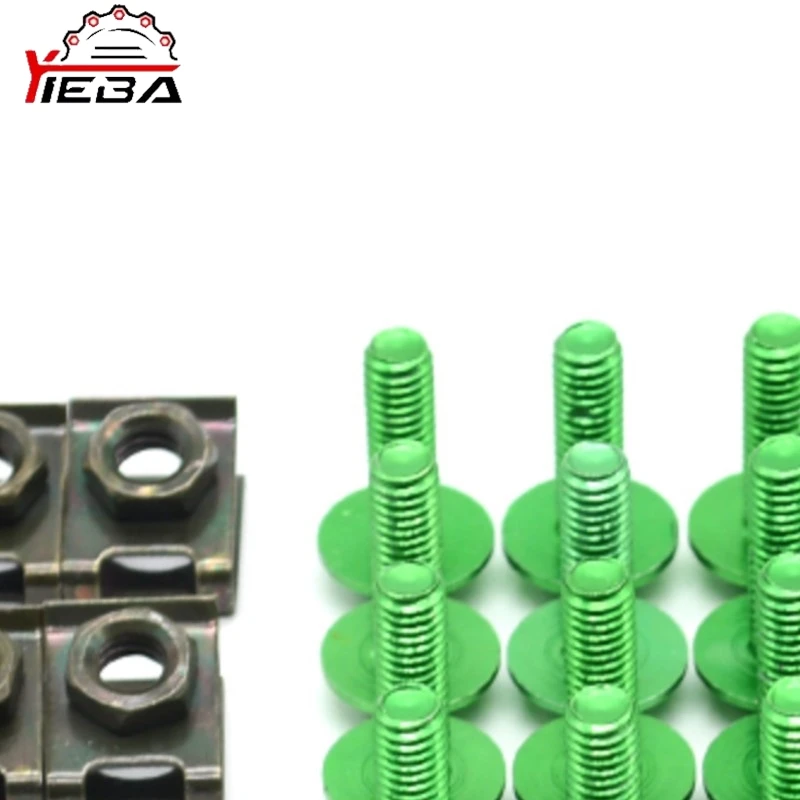 

For KAWASAKI VERSYS 650cc ZRX1100 ZX1100 ZX7R ZX9 ZZR1200 ER-5 GPZ500S ZX-6 Universal Motorcycle Windscreen Screws Fairing Bolts