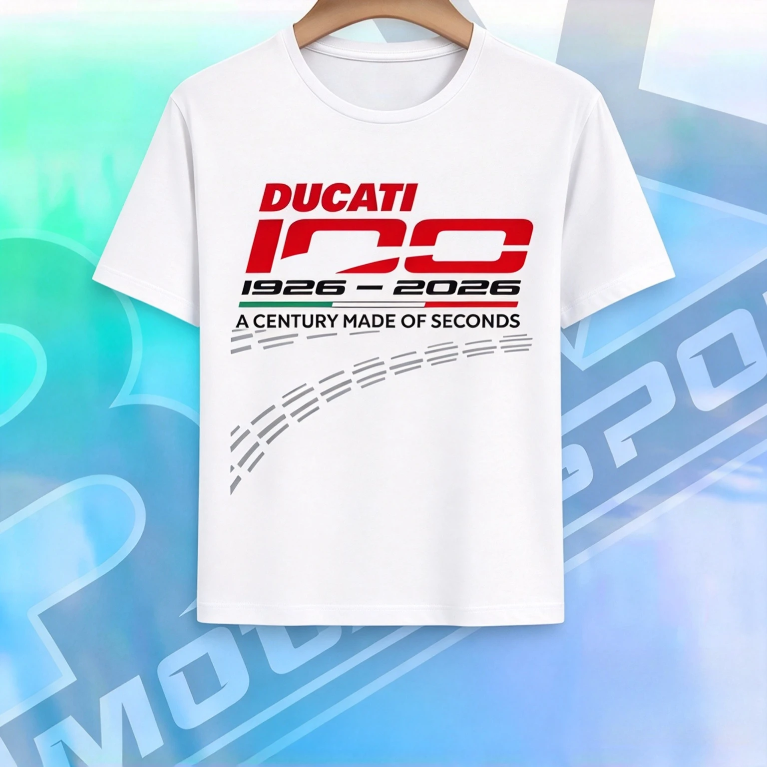 2026 New DUCATI Family Matching Unisex Oversized TShirt Streetwear Racing 100th Anniversary Motorsport Print Short Sleeve Tee