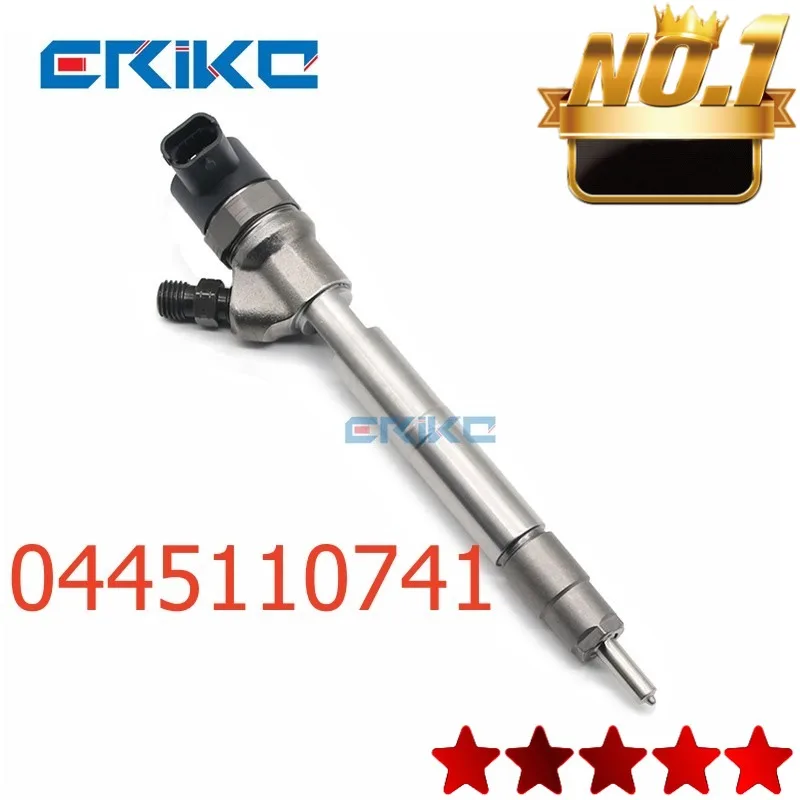 0445110741 Diesel Common Rail Fuel Injector 0 445 110 741 Sprayer Nozzle Parts 0445 110 741 for Bosch Injection New