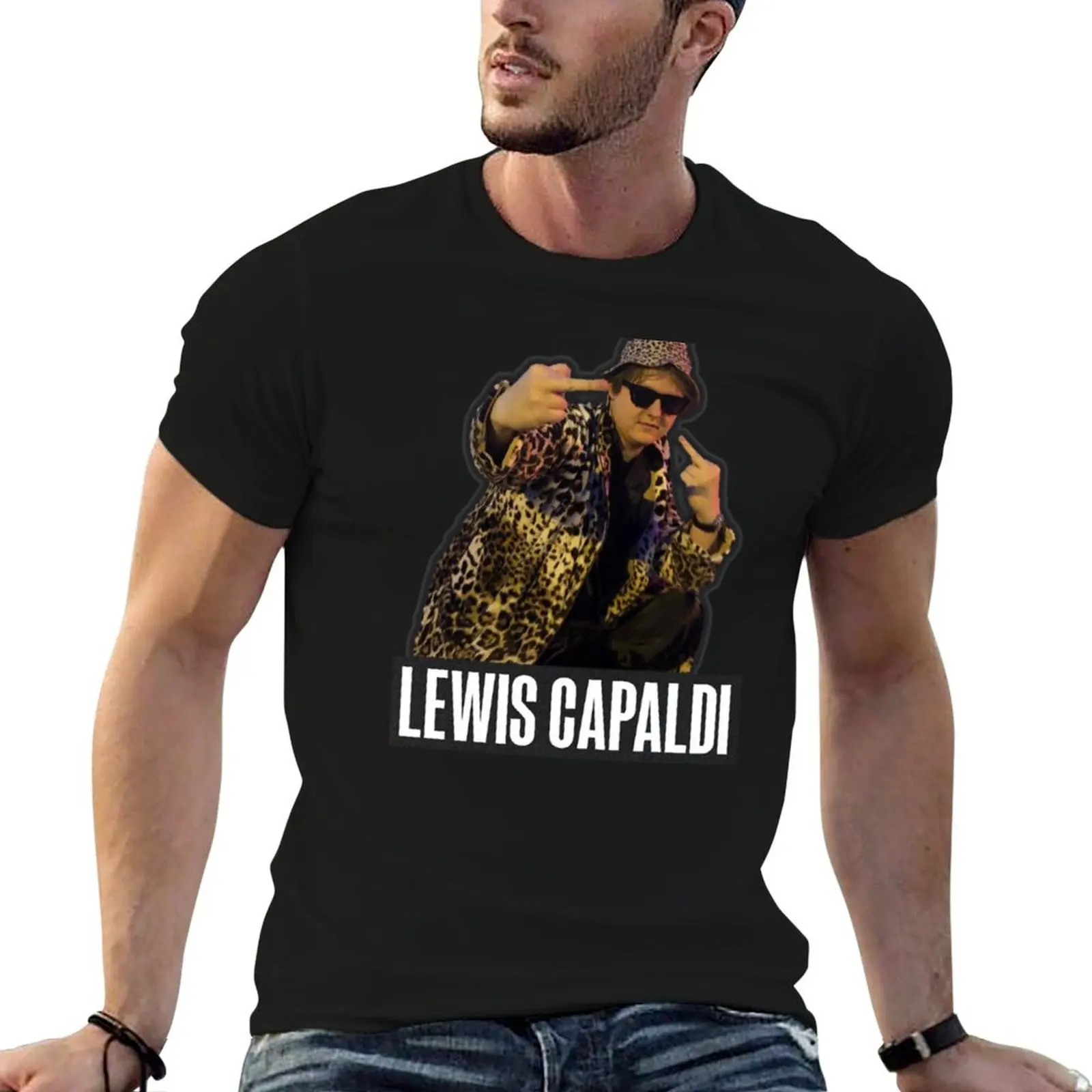 The Man, The Legend, Lewis Capaldi T-Shirt Clothing custom t-shirts men tshirt
