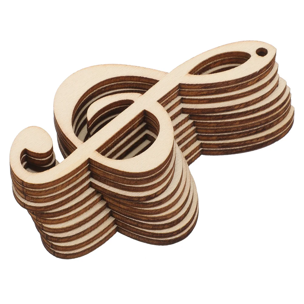 

20Pcs Unfinished Wood Music Notes DIY Craft Supplies for Concert Theme Party and Home Decoration Music Note DIY Craft Supplies
