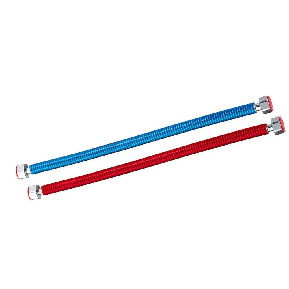 1 2 NPT Thread Water Heater Hose Easy Installation Corrugated Design Flexible Kink-resistant Water Heater Connector