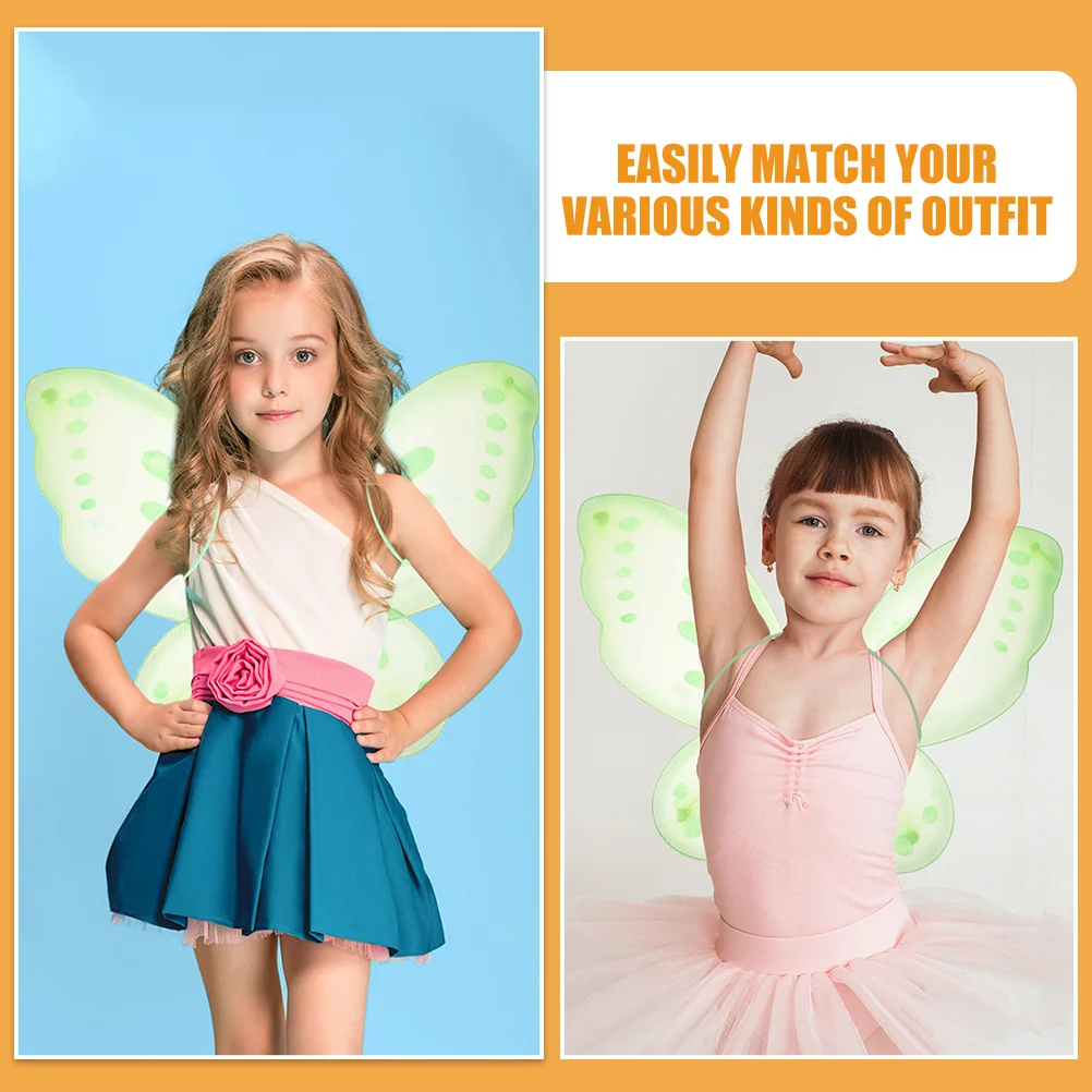 

6pcs Butterfly Wings For Fairy Wing Ornament Cosplay Prop Party Supplies Costume Accessory Lightweight Durable Nylon