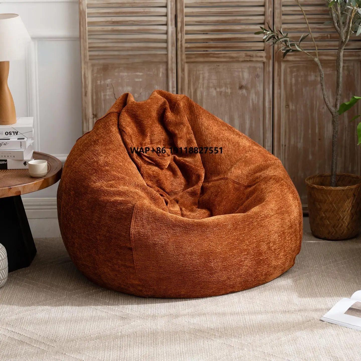 

Bean Bag Lazy Sofa Set Minimalist Cloth Can Lie and Sleep Red Winter Balcony Bedroom Lying Chair