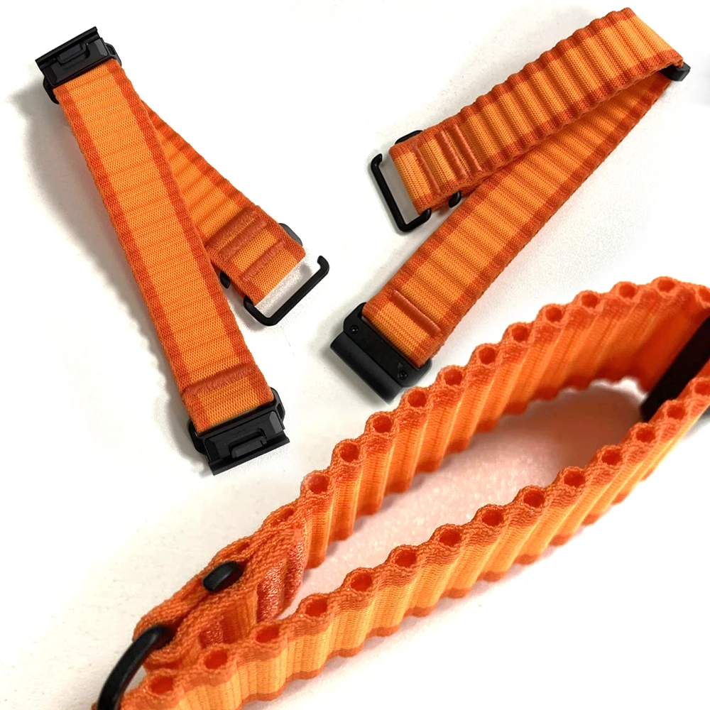 QuickFit 22 مللي متر 26 مللي متر النايلون حزام الساعات ل Garmin Fenix8 E 7 7X 6X Pro 5 5X/Enduro 3/Quatix 8/Epix Pro Gen 2 Descent G2 حزام رياضي
