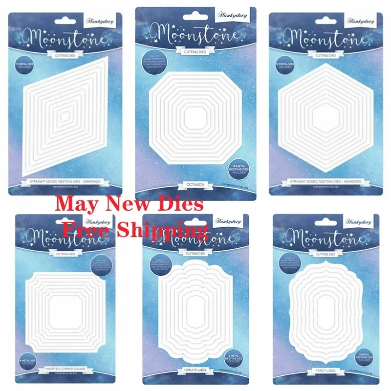 Ornament Quadrilateral Hexagon New Metal Cutting Dies Scrapbooking Make Photo Album Card Diy Paper Embossing Craft Supplies Art