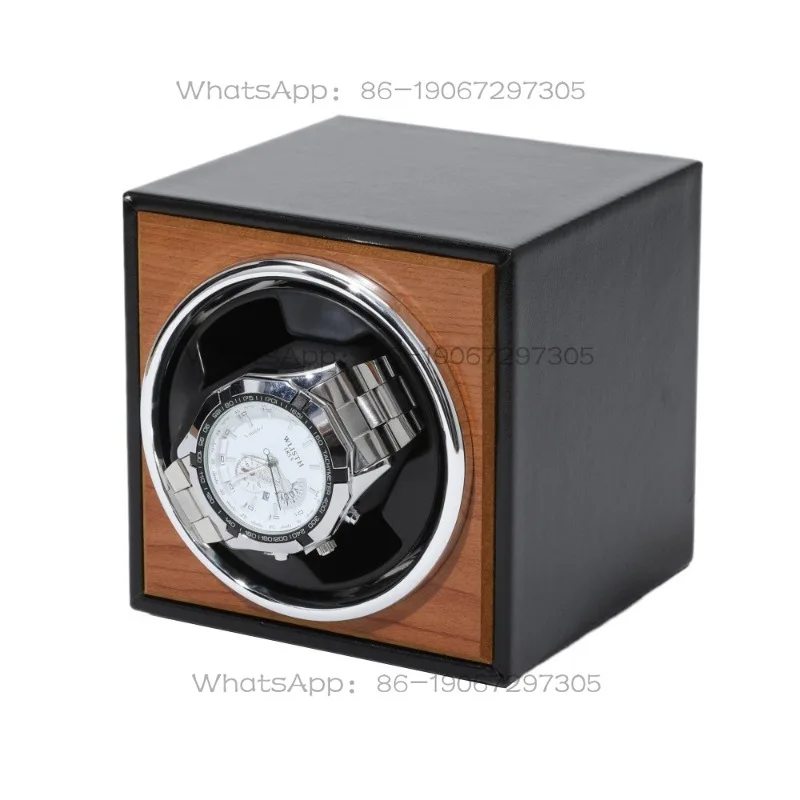 The watch shaker is electrically and mechanically adjustable and can be used as a watch box chain box watch storage device.