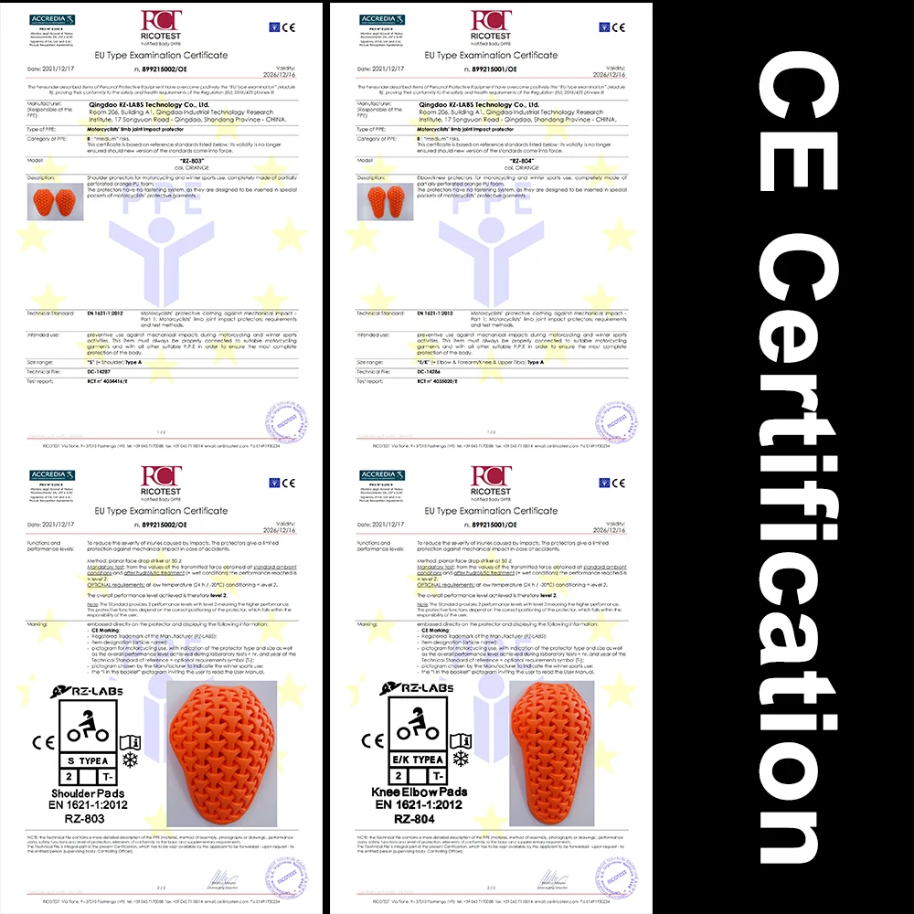 WOSAWE Motorrad Fahrrad Schulterschutz Ellenbogenschützer Knieschützer Anti-Fall Atmungsaktive Motocross-Jacke Schutzausrüstung CE Level 2